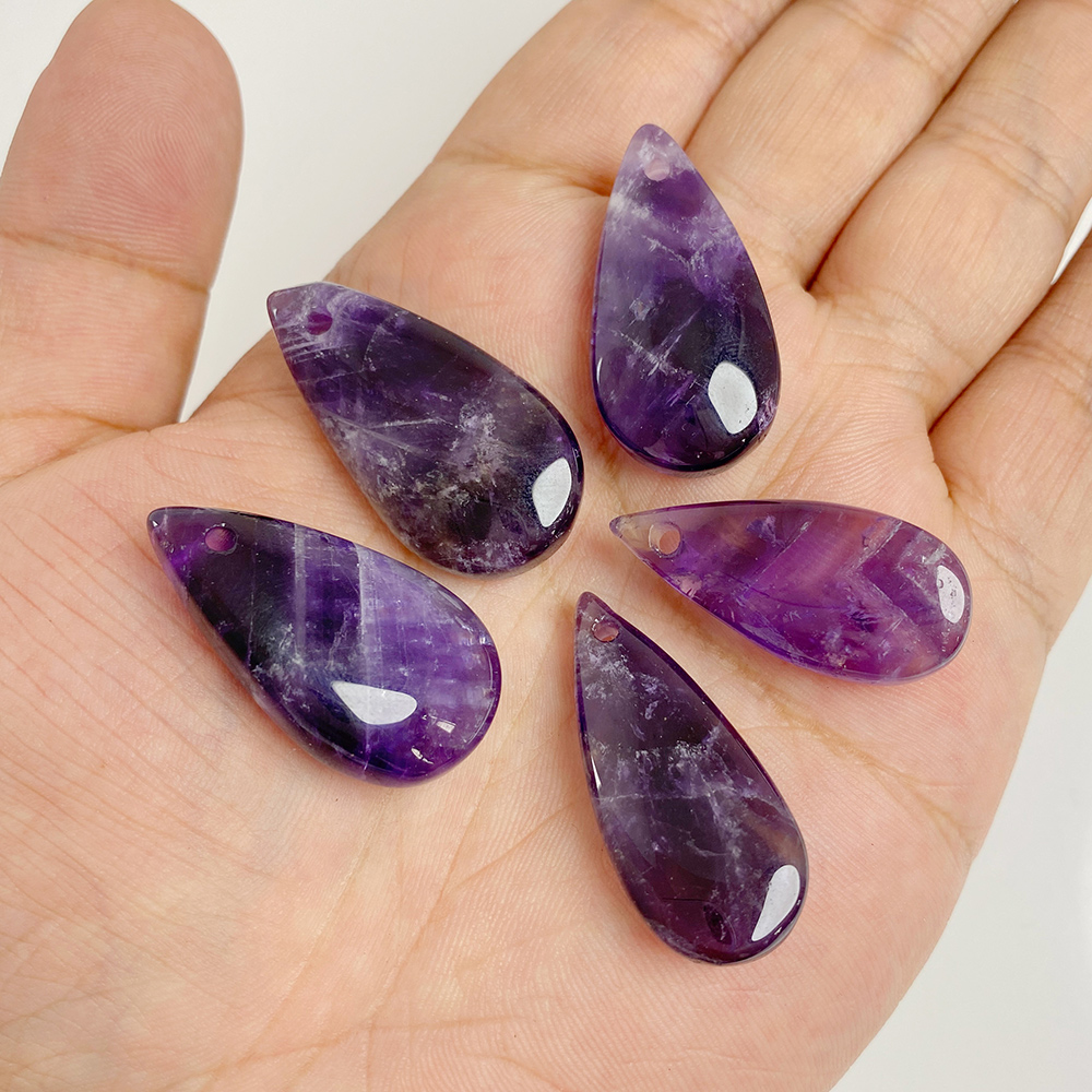 Colgante de piedra en forma de - Crystal Pendant Necklace Natural Stone reseña y precio