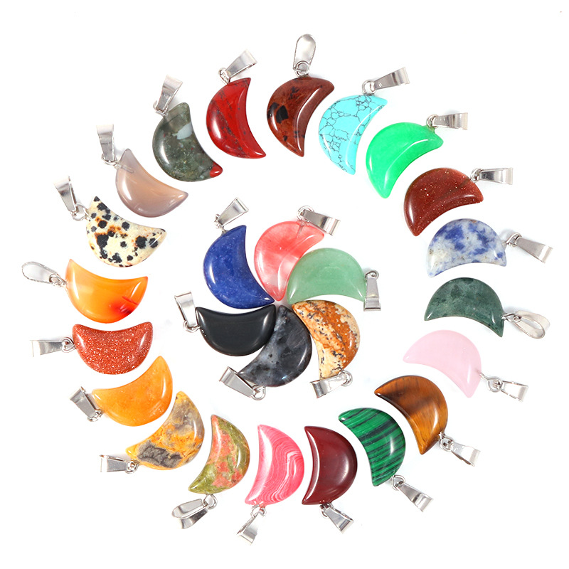 20 unids/bolsa, collar con col - Crystal Pendant Necklace Natural Stone reseña y precio
