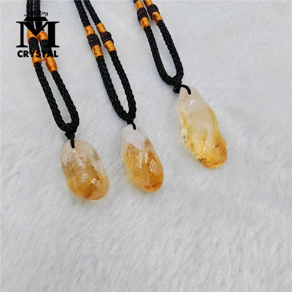 3 colgantes de cristal de citr - Crystal Pendant Necklace Natural Stone reseña y precio