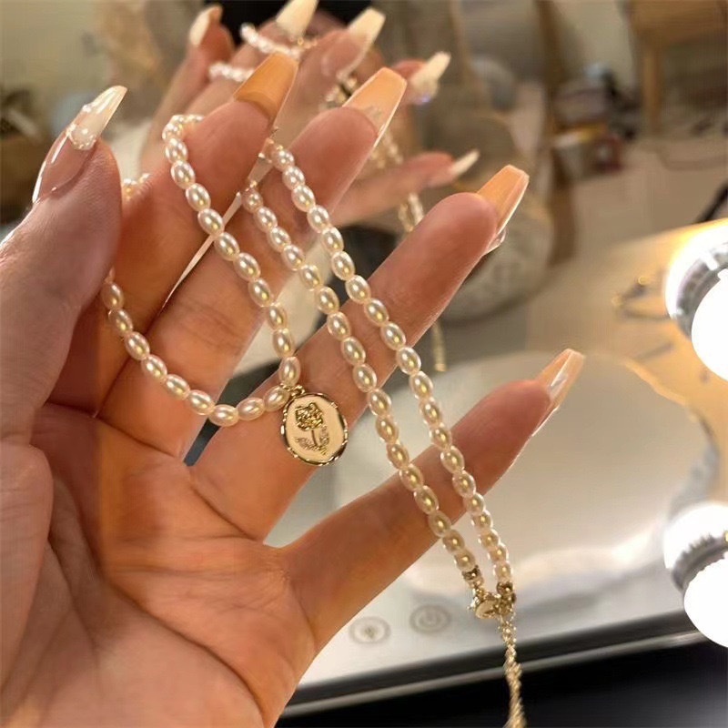 Gargantilla de perlas barrocas - Pearl Choker Necklace Vintage reseña y precio