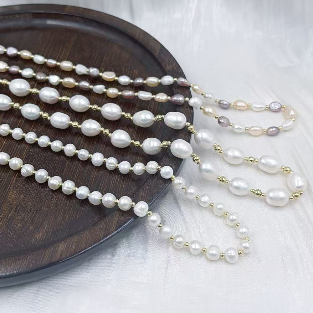 Collar de Perlas de Agua Dulce - Pearl Choker Necklace Vintage reseña y precio