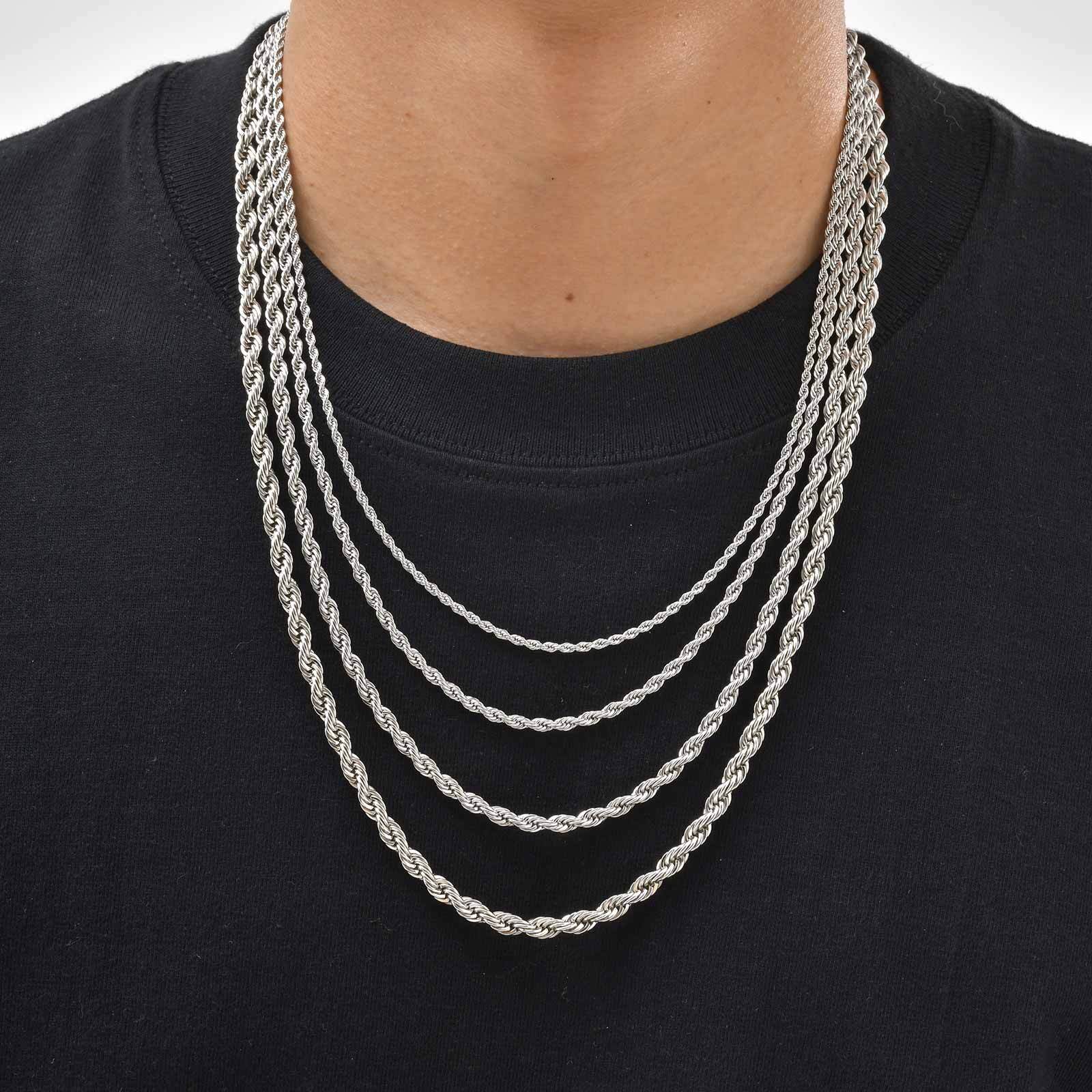 Collar largo de cuerdas para h - Cuban Link Chain 12Mm reseña y precio